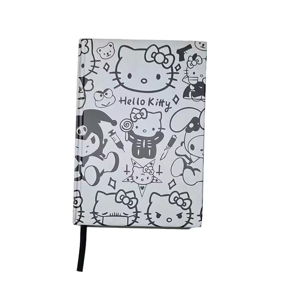 #6155 Hello Kitty & Friends - Hardback Journal - Grey